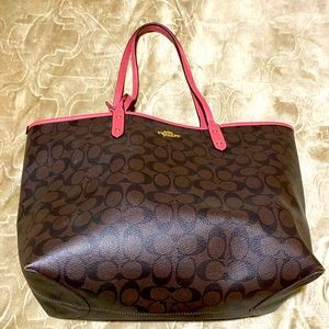 Used- Coach reversible tote bag